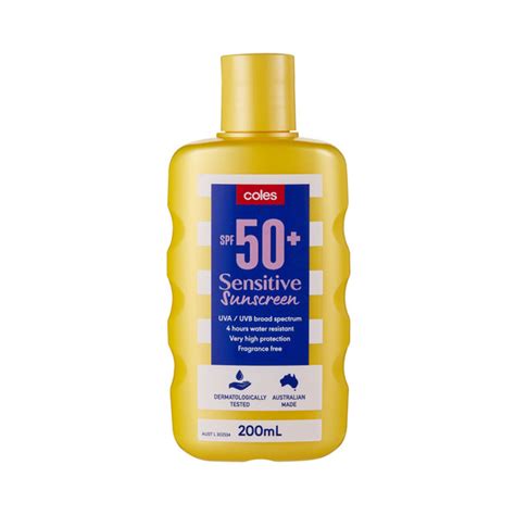 coles sun protection.